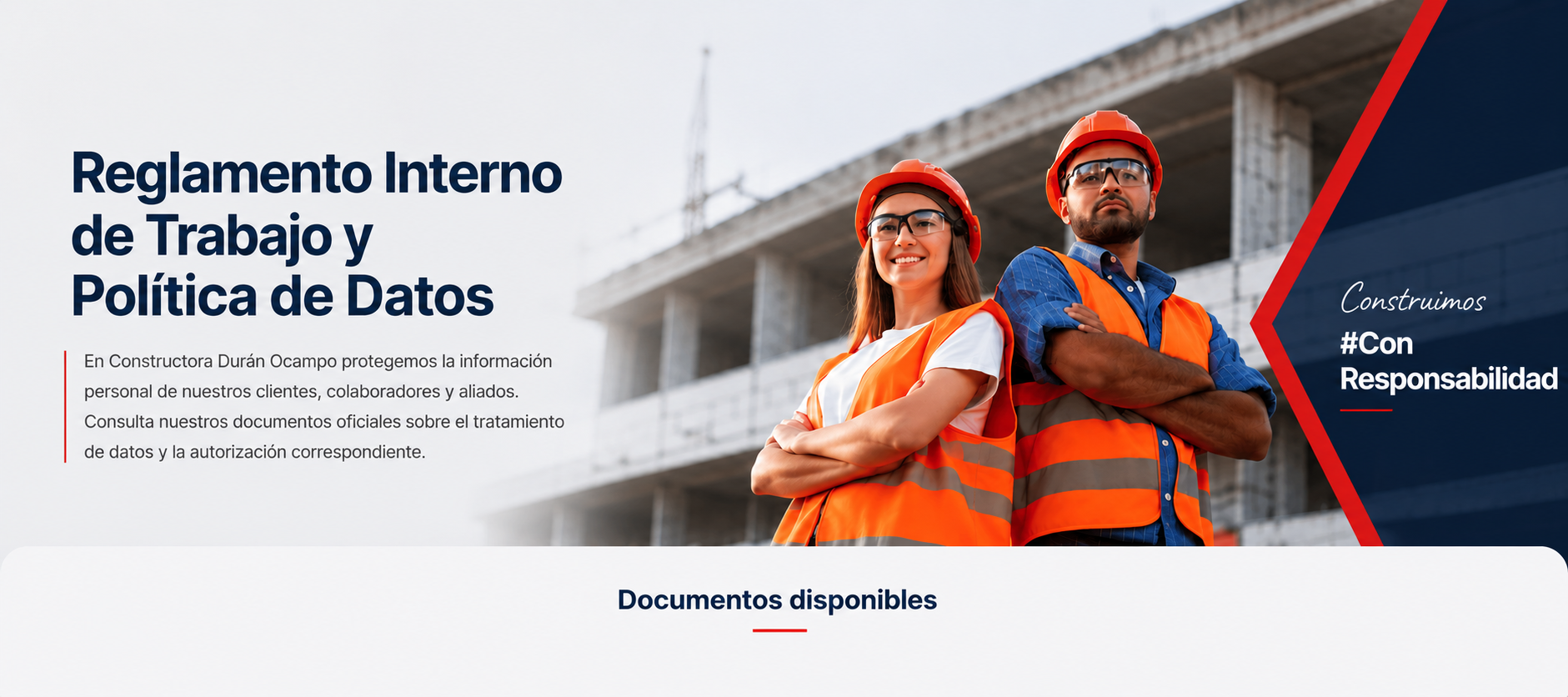 Reglamento Interno de Trabajo y Política de Datos